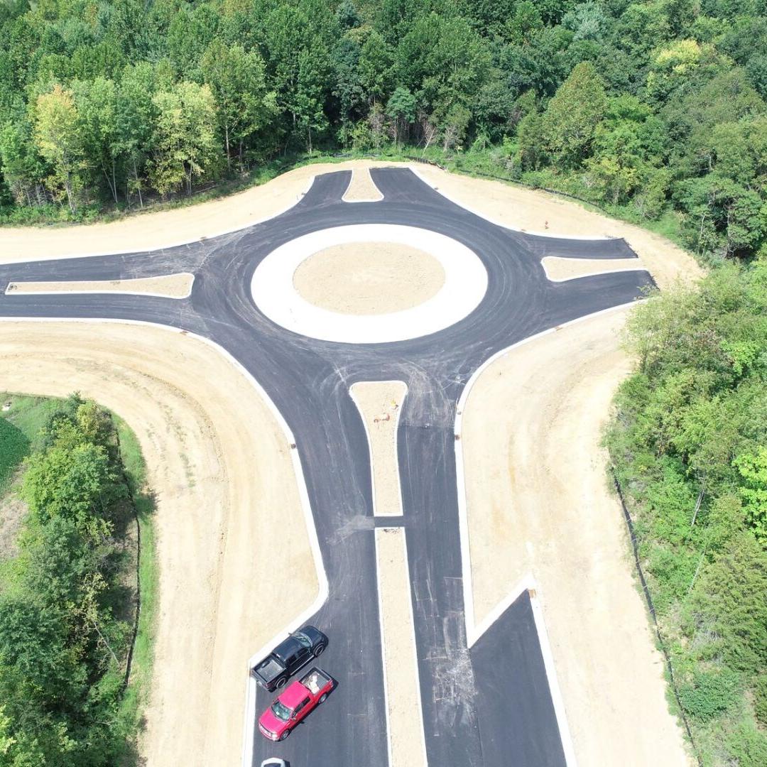 American Way road project in Sellersburg